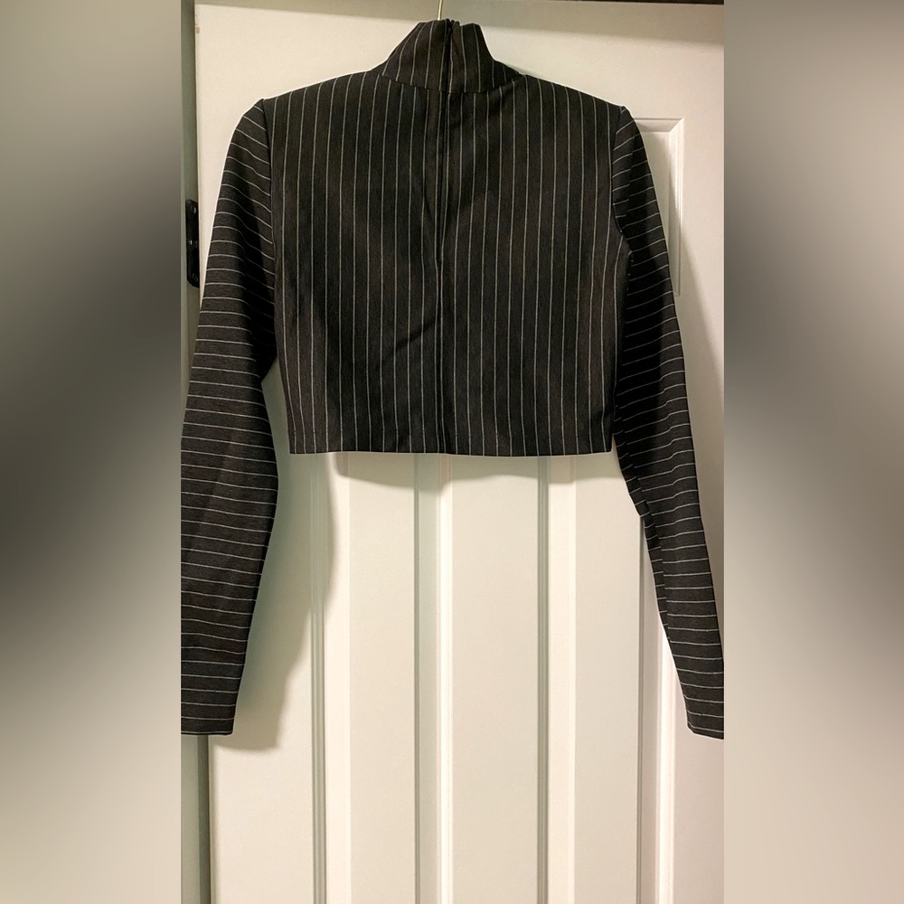 Torn by Ronny Kobo LS crop top.